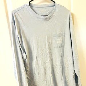 Vineyard Vines Men's Blue Long Sleeve Tee Shirt  Vintage